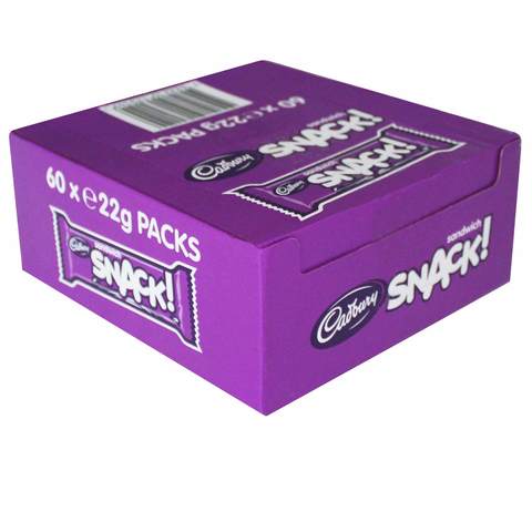 Cadbury Snack Sandwich 22g x Pack of 60