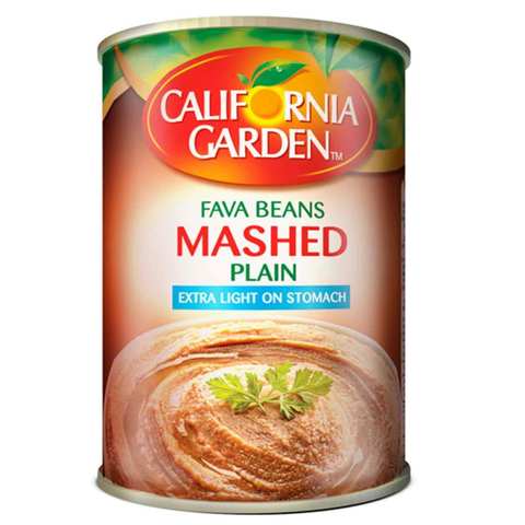 California Garden Canned Fava Beans Mashed Plain 450g