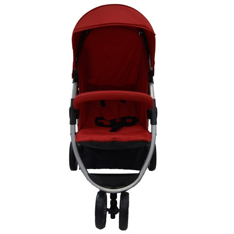 Baby\'S Club Comfort 3-wheel Stroller Red