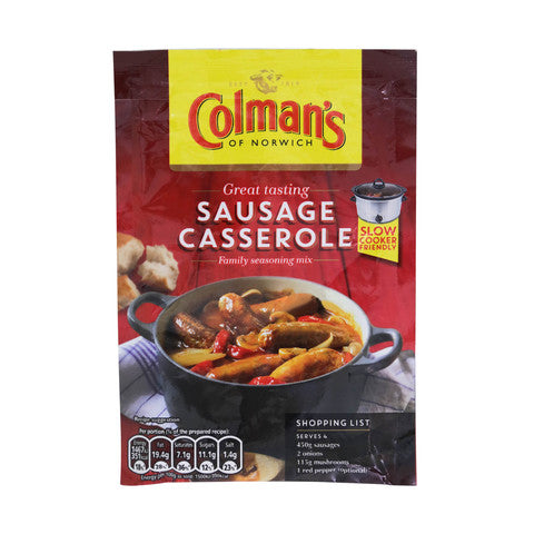 Colman\'s Sausage Casserole Seasoning Mix 39g