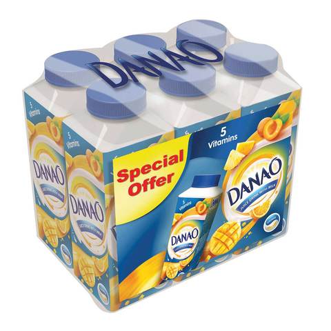 Danao Juice Drink with Milk 5 Vitamins 180ml x 6 pack