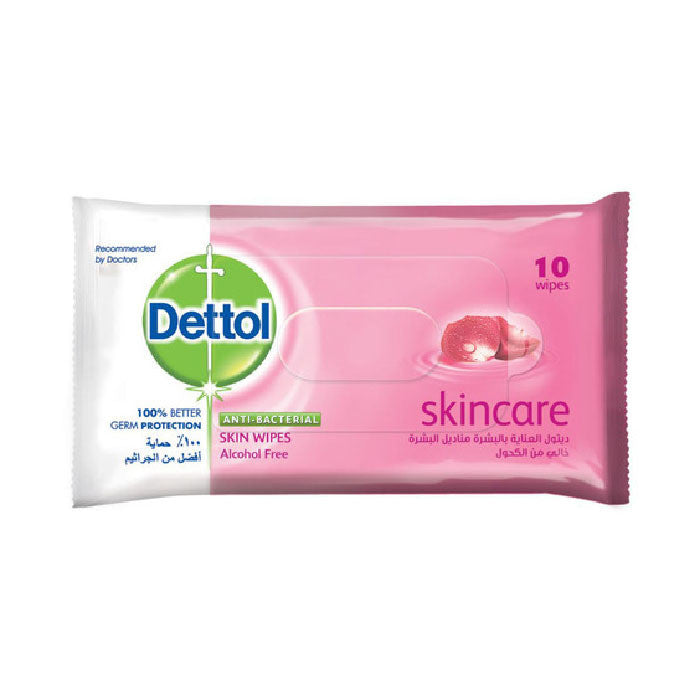 Dettol Antibacterial Wipes Skincare 10's