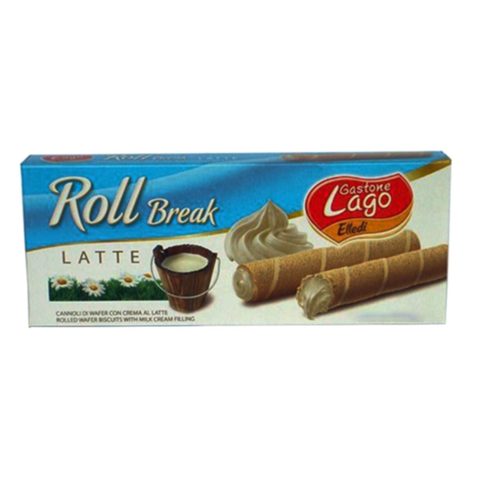 Elledi Roll Break Latte Cream Wafer Biscuits 80g