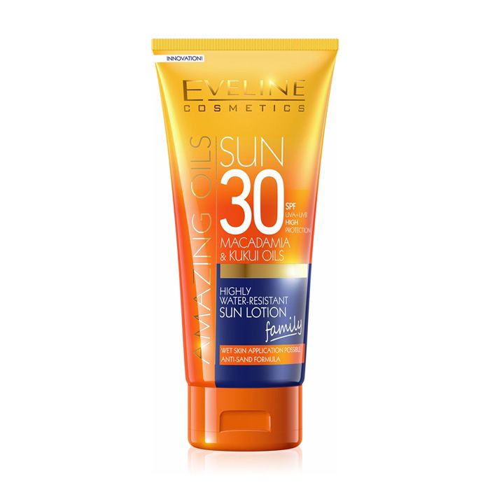 Eveline Amazing Oils Water Resistant (30 Spf) Sun Lotion 200ml-