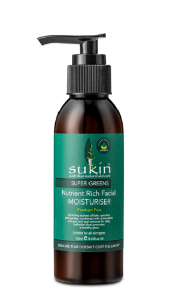 Sukin - Supergreens Nutrent Rich Facial Moistriser 125Ml:04513
