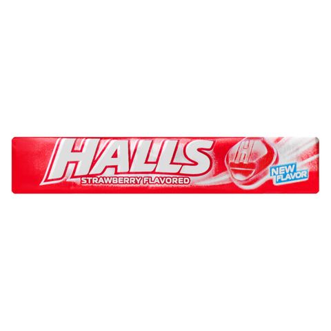 Halls Strawberry Flavored Candy 25.2g