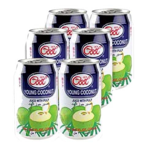 Ice Cool Coconut Juice 310ml x Pack of 6