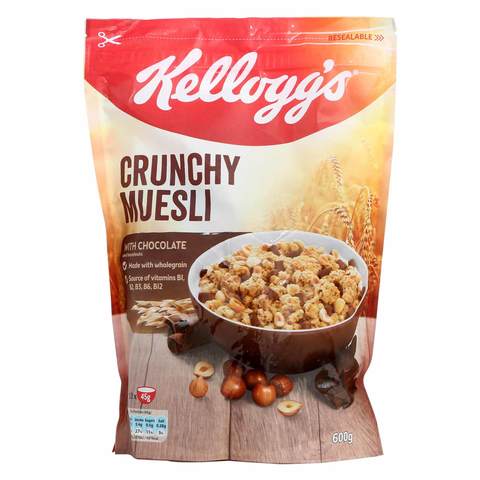 Kellogg\'s Crunchy Muesli With Chocolate 600g