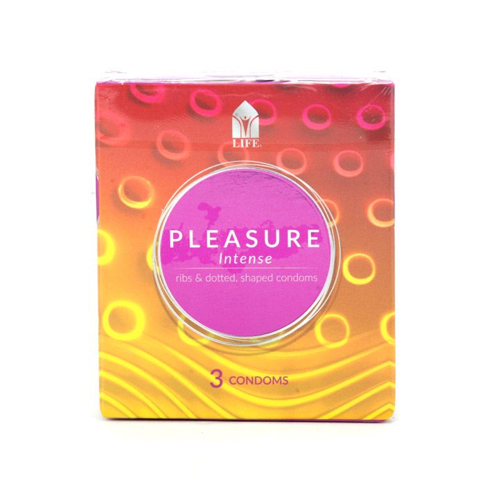Life Pleasure Intense Condoms 3's