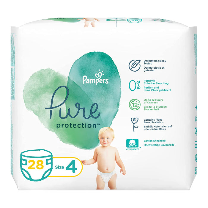 Pampers Pure S4 Value Pack 28s