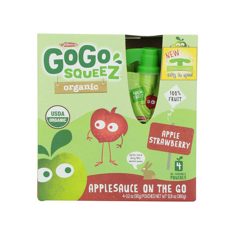 Materne Gogo Squeez Fruit Snack 90g x Pack of 4