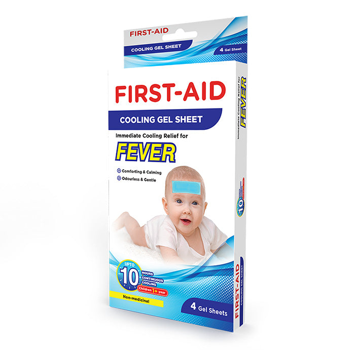 First-Aid Cooling Gel Children 1+ Year Gel Sheets 4's
