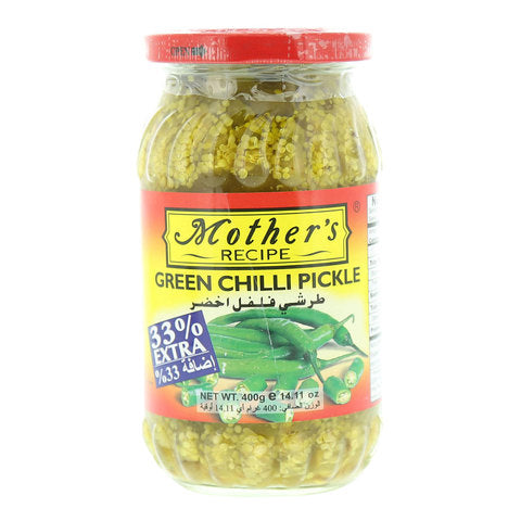 Mother\'s Recipe Green Chilli Pickle 400g