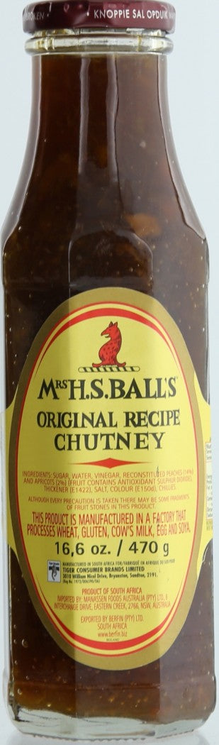 Mrs. H.S.Ball\'s Original Recipe Chutney 470g