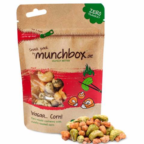 Munchbox Wasabi Cashew Corn 45g