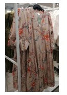 multi color v neck dress top full length