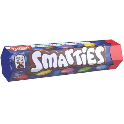 Nestle Smarties Chocolate 38g Hexatube