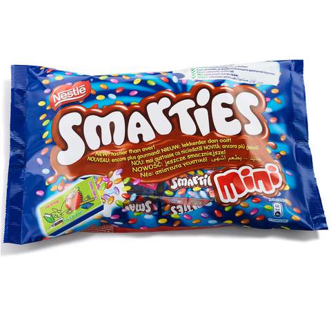 Nestle Smarties Mini Bag Chocolate 216g
