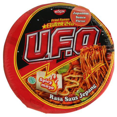 Nissin Fried Ramen UFO Japanese Sauce Flavour Instant Noodles 100g