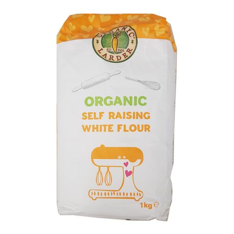 Organic Larder Organic Self Raising White Flour 1kg