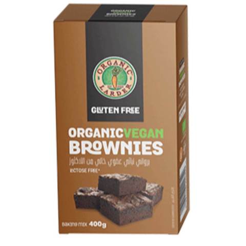 Organic Larder Gluten Free Organic Vegan Brownies 400g