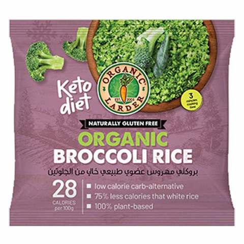 Organic Larder Riced Broccoli 300g