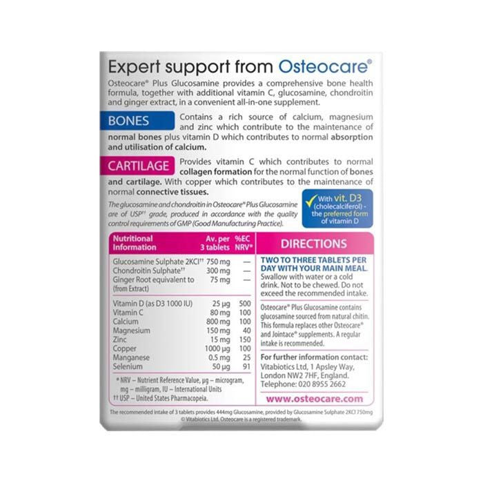 Vitabiotics Osteocare Glucosamine & Chondroitin 60 Tablets