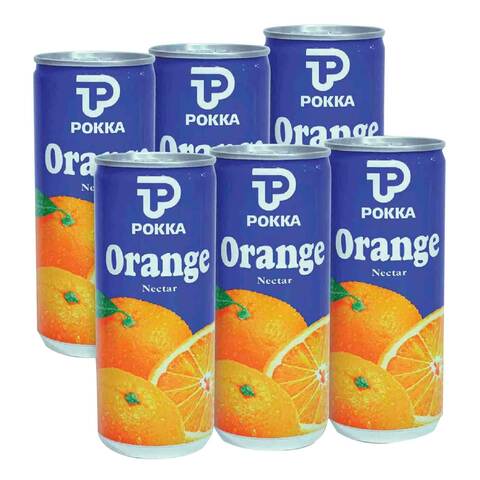 Pokka Orange Nectar Juice 240ml x Pack Of 6