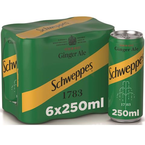 Schweppes Ginger Ale Can 250mlx6
