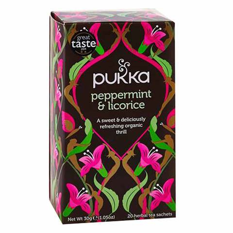 Pukka Herbal Ayurveda Organic Peppermint Licorice Tea 30g