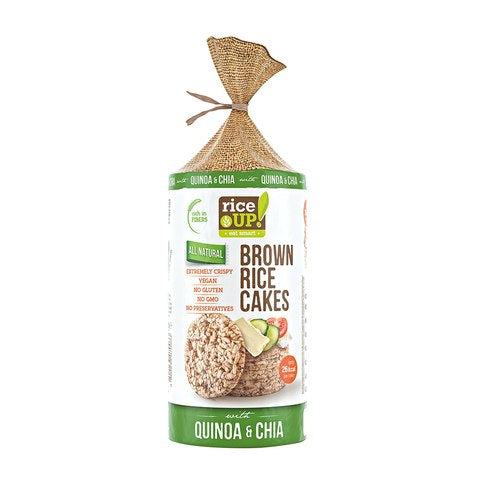 Rice Up Quinoa and Chia Brown Rice Cake 120g