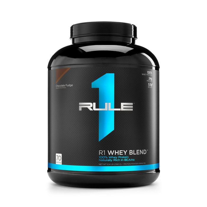 Rule1 Whey Blend 68 Servings Chocolate Fudge 5.10 Lb