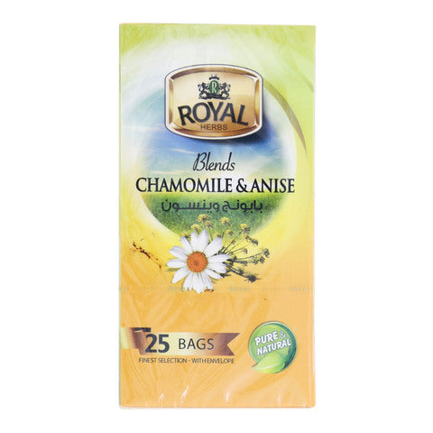 Royal Herbs Blends Chamomile and Anised 25 Tea Bags