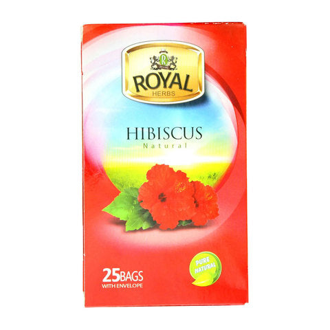 Royal Herbs Hibiscus Tea 25 Tea Bags