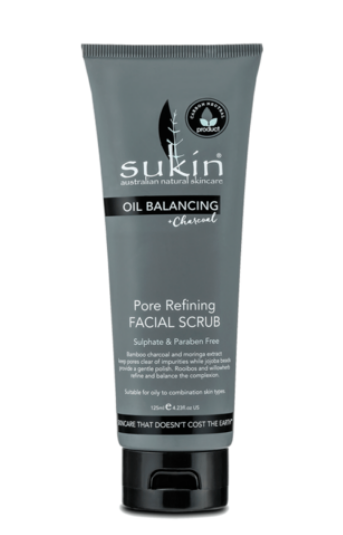 Sukin - Oil Blncing Char Pore Refing Facial Scrub 125Ml:05343
