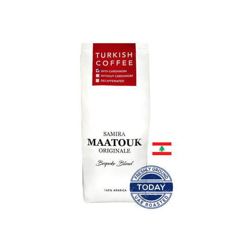 Samira Maatouk Originale Light Roast Lebanese-Style Turkish Coffee with Cardamom