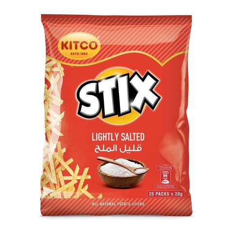 Kitco Stix Lightly Salted 20gx25