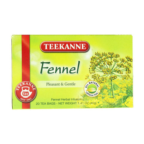Teekanne Fennel Pleasant and Gentle Tea Bags 20 Tea Bags