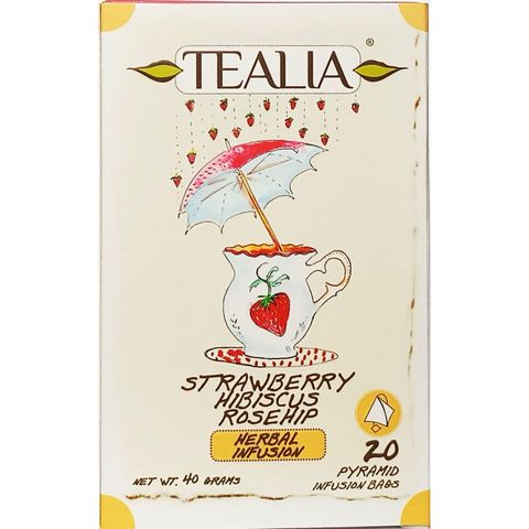 Tealia Strawberry Hibiscus Rosehip Herbal Fusion Tea 40g