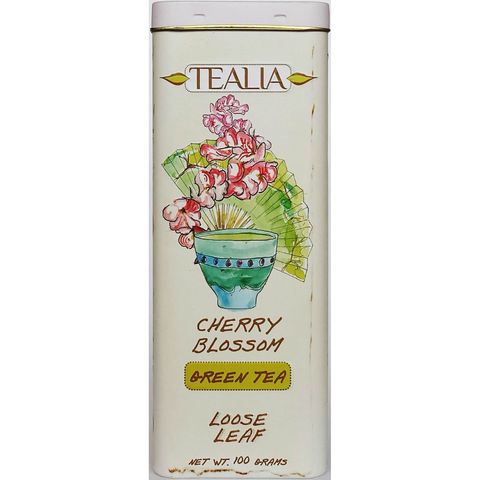 Tealia Cherry Blossom Green Tea Loose Leaf 100g