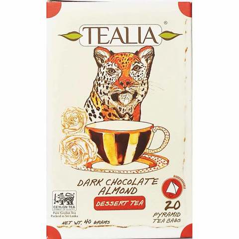 Tealia Dark Chocolate Amond Dessert Tea 40g