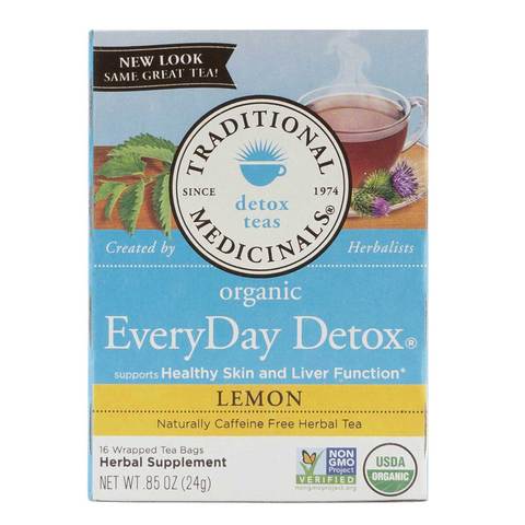 Traditional Medicinals Everyday Detox Lemon Tea 24g