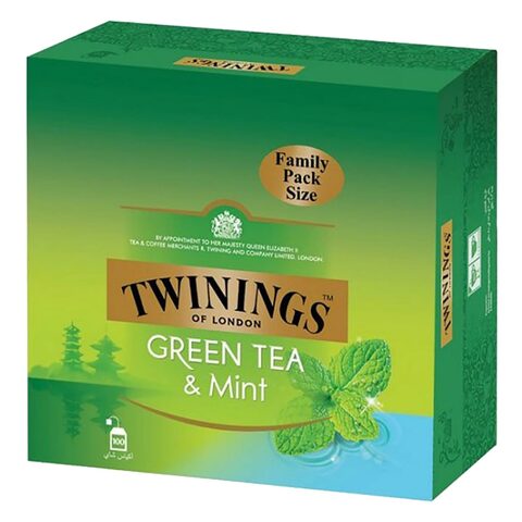 Twinings Green Tea And Mint 100 Tea Bags