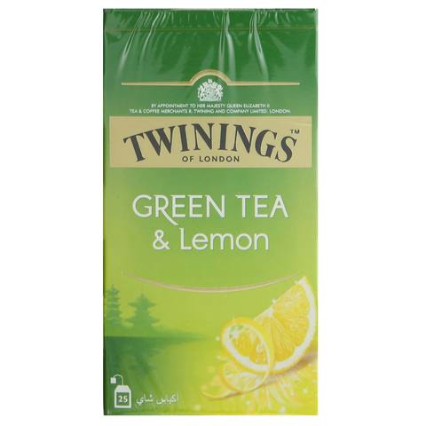 Twinings Lemon Green Tea 25 Tea Bags