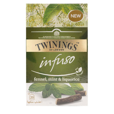 Twinings Infuso Fennel, Mint and Liquorice Tea Bags 20 Count