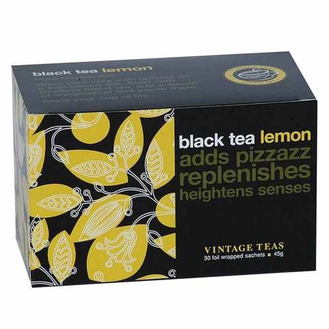 Vintage Lemon Black Tea Bag 45g