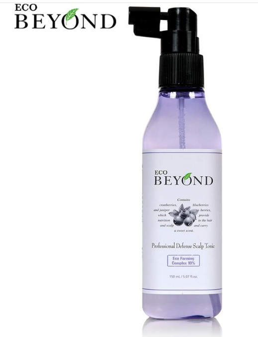 Eco Beyond Professional Scalp Toner Defense Tonic For Oily Balding Scalp, Anti-Thinnin