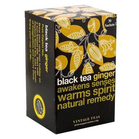 Vintage Ginger Black Tea Bag 45g