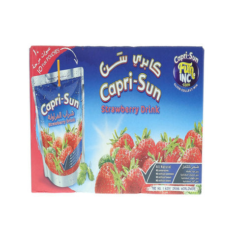 Capri-Sun Strawberry Juice Drink 200ml x Pack of 10