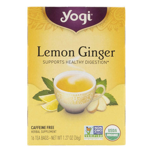 Yogi Lemon Ginger Tea 36g